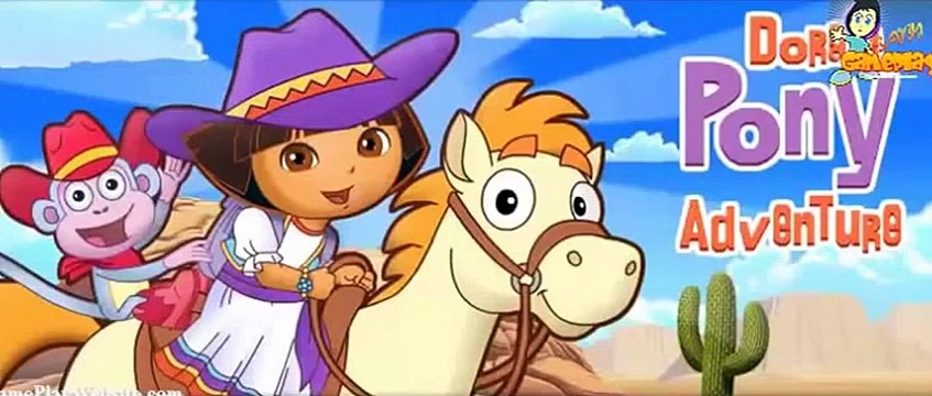Dora l'Exploratrice et son Cheval ❤ Dora the Explorer and the Pony Adventure ❤ Baby Games dora des animes AWESOMENESS VIDEOS