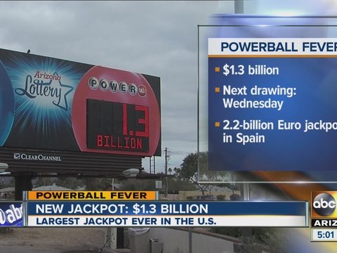 Powerball jackpot climbs to the billions