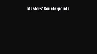 PDF Download Masters' Counterpoints Download Full Ebook