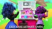 Mal and Evie Bake Cookies with Easy Bake Ultimate Oven Super Treat Edition. DisneyToysFan.