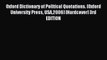 [PDF Download] Oxford Dictionary of Political Quotations. (Oxford University Press USA2006)
