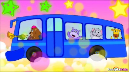 Wheels On The Bus | HD Version 3 | Nursery Rhymes For Toddlers and Babies from HooplaKidz