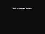 PDF Download Amicus Humani Generis Read Online