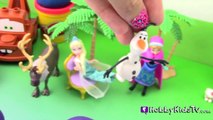 PLAY-DOH Gummi Candy! Peppa Pig Drives RIO Birds From Movie, Blu, Nico, HobbyKidsTV