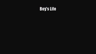 Boy's Life [Read] Online
