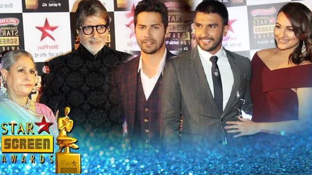 Star Screen Awards 2016 | Ranveer Singh, Sonam Kapoor, Varun Dhawan