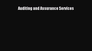 [PDF Download] Auditing and Assurance Services [PDF] Online