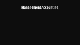 [PDF Download] Management Accounting [PDF] Online