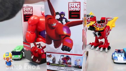 Mở hộp bộ đồ chơi biệt đội anh hùng Big Hero 6 có robot Baymax được nhiều người yêu thích