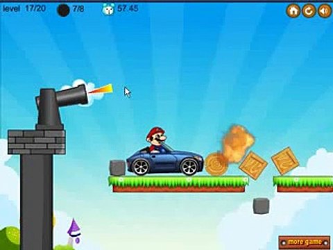 Bombing Mario Cars Level 17 Walkthrough