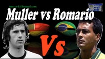 MULLER  VS ROMARIO COMPARACIONES DE FIFA DE LOS MEJORES JUGADORES DE LAS COPAS MUNDIALES - MULLER VS FIFA ROMARIO COMPAR