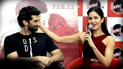 Sexy Katrina Kaif & Aditya Roy Kapur Promotes Fitoor @ Fever 104 FM