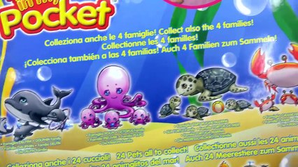 Rainbow Barbie Mermaid Doll Visits Mom Crab and Babies Ocean In My Pocket Unboxing Video