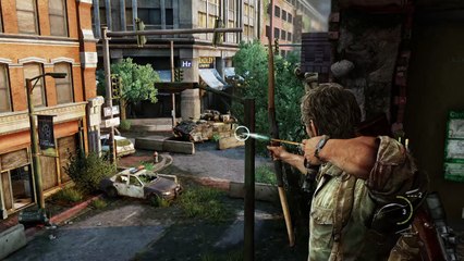 The Last of Us Epic bow shot through tree