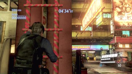 RESIDENT EVIL 6  [HD] - THE MERCENARIES - LEON DUO - URBAN CHAOS (S RANK)