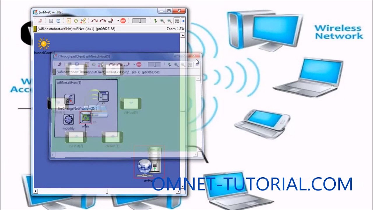 OMNeT++ WIFI PROJECT output