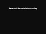 [PDF Download] Research Methods in Accounting [Download] Full Ebook