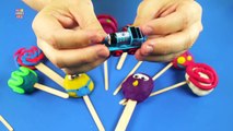 12 Lollipop Play Doh Surprise Eggs Disney Cars Thomas Train Hello kitty My little Pony Shopkins