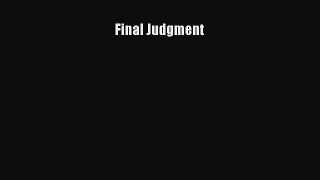 [PDF Download] Final Judgment [Download] Full Ebook