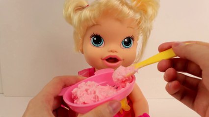 Кухня для кукол Пупсик Baby Alive Миксером готовим крем на русском Игрушки и Игры для девочек