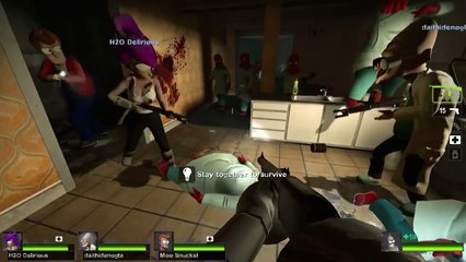 Zoidberg Zombies! (Left 4 Dead 2 Funny Moments and Mods)