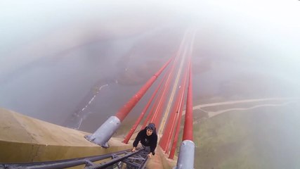 Climbing the highest bridge of Spain 192m