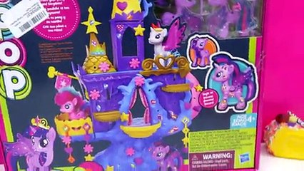 MLP POP Princess Twilight Sparkle Kingdom Playset with My Little Pony Friends Unboxing Vid