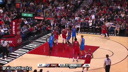 Oklahoma City Thunder vs Portland Trail Blazers -