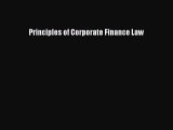 Principles of Corporate Finance Law [Read] Full Ebook