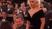 Lady Gaga Bumps Leonardo DiCaprio at the Golden Globes 2016
