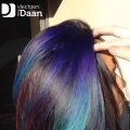 Multi colour shaded hairs