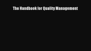 [PDF Download] The Handbook for Quality Management [Download] Full Ebook