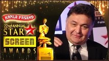 Rishi Kapoor at Star Screen Awards 2016 | Bollywood Awards Show 2016