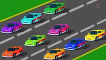 Ten Little Racing Car - Alphabet Songs & Kids Club Songs - English Nursery Rhymes & ABC Songs for Children - vidéo Dailymotion  By Toba.tv