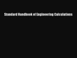 [PDF Download] Standard Handbook of Engineering Calculations [PDF] Online