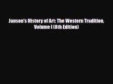 PDF Download Janson's History of Art: The Western Tradition Volume I (8th Edition) Download