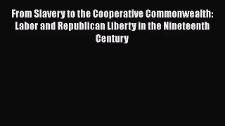 [PDF Download] From Slavery to the Cooperative Commonwealth: Labor and Republican Liberty in