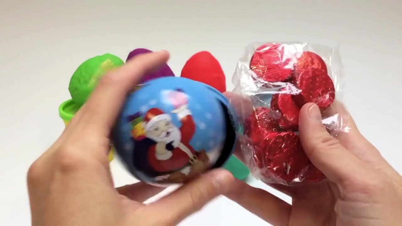 Play Doh Surprise Eggs Christmas Special Chupa Chups Peppa Pig Surprise Egg Pokemon