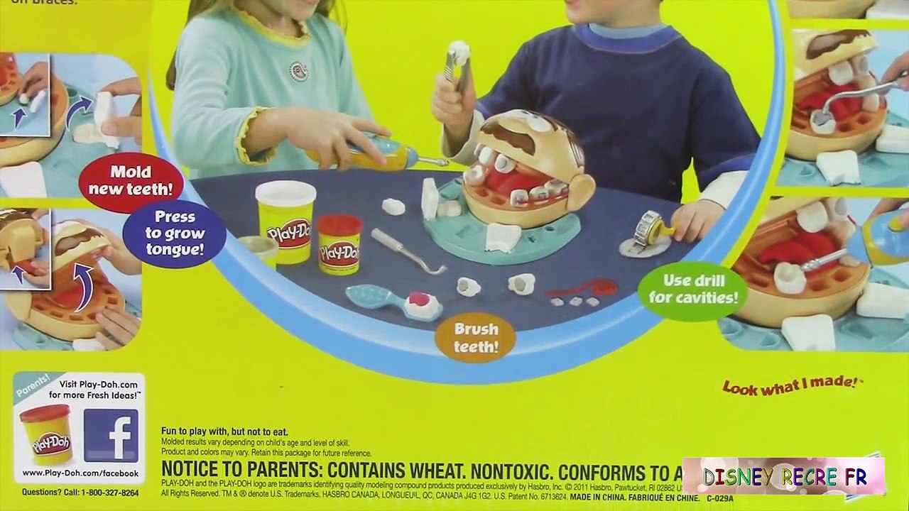 Pâte à modeler Le Dentiste Play Doh Dr Drill N Fill ♥ El Dentista Bromista ⓋⒾⒹéⓄ ⓋⒾⒹéⓄ
