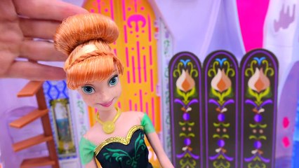 Disney Frozen Queen Elsa + Princess Anna PJ Fashions Doll Get ready for Barbie Sleep Over