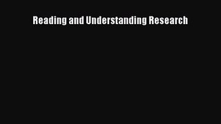 [PDF Download] Reading and Understanding Research [Download] Full Ebook