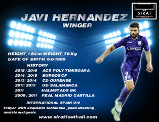 JAVI HERNANDEZ #11 ACS POLI TIMISOARA 2015/16