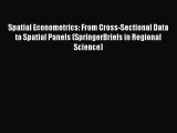 [PDF Download] Spatial Econometrics: From Cross-Sectional Data to Spatial Panels (SpringerBriefs