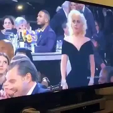 2016 Golden Globes Leonardo Dicaprio MOCKS Lady Gaga !!!
