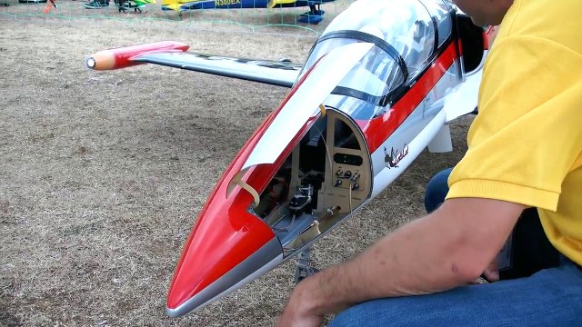 L 39 ALBATROS GIGANTIC RC TURBINE MODEL JET FLIGHT / Meeting Damelang June 2016 *1080p50fp