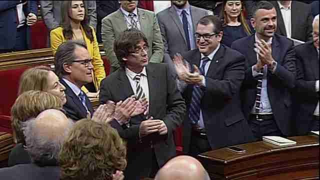 Carles Puigdemont, presidente de la Generalitat de Cataluña