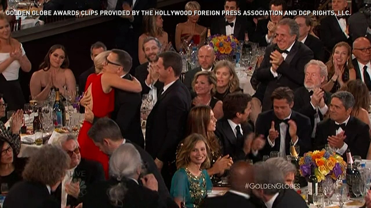 Jennifer Lawrence wins Best Actress at the Golden Globes