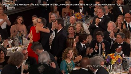 Jennifer Lawrence wins Best Actress at the Golden Globes