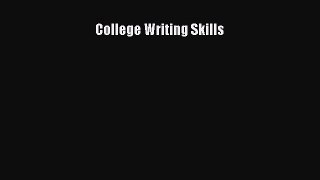 [PDF Download] College Writing Skills [PDF] Online