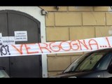 Aversa (CE) - Negozi sequestrati dopo crollo Università, protestano commercianti (04.12.15)